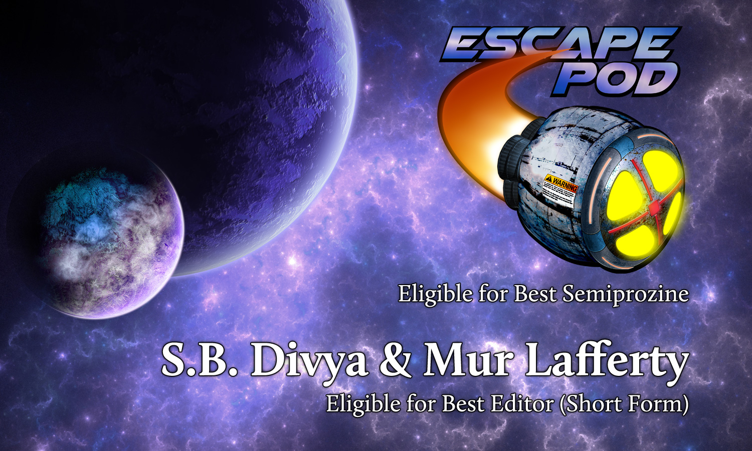 Escape Pod 2019 eligibility
