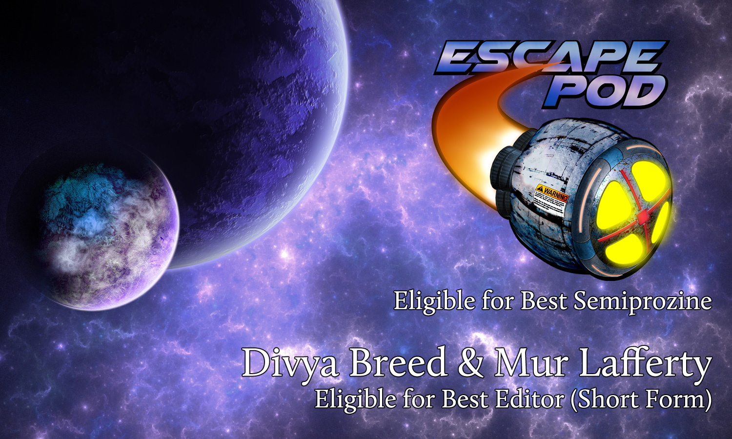 Escape Pod 2020 eligibility